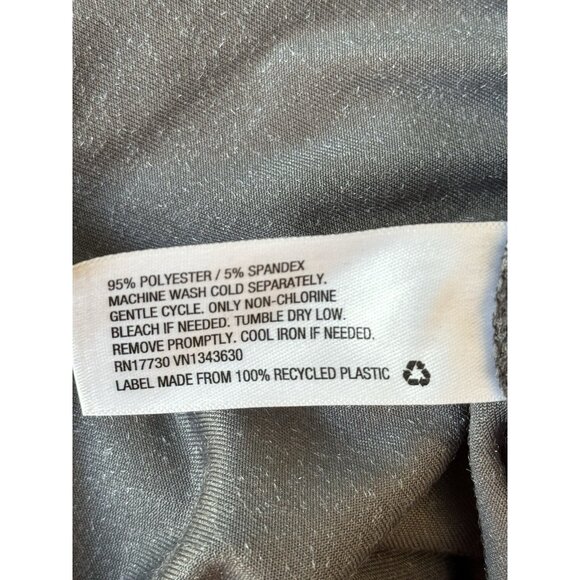 Ava & Viv 4X Gray Crushed Velvet Tunic Top Long Bishop Sleeve Glam Holiday Party - Picture 5 of 7